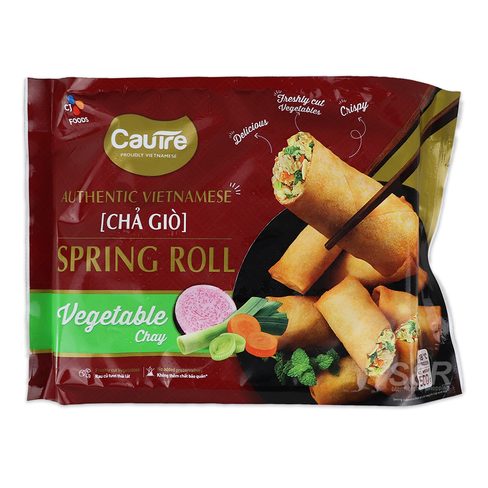 CJ Foods Cautre Vegetable Spring Roll 500g